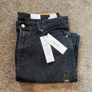 Calvin Klein mens Jeans slim fit 36x32 Black
